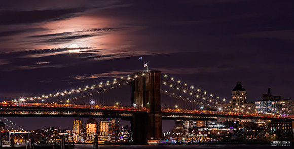 New York Moon Rise