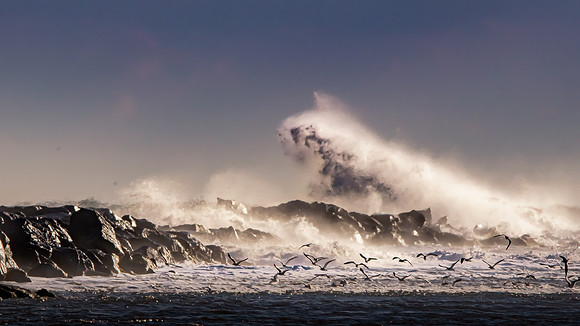 Storm Surf Sunrise