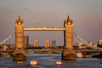 London's Tower Bridge at Sunset
