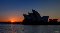 Sydney Harbor Opera House Sunrise