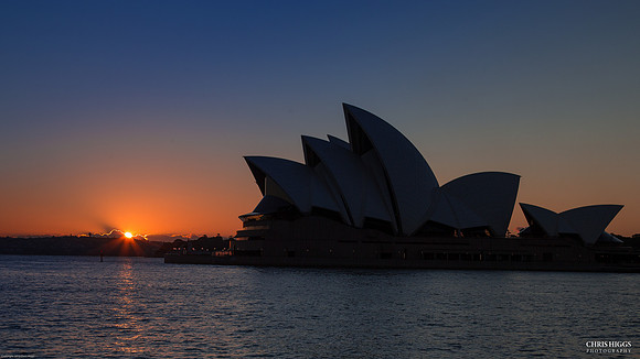 Sydney Harbor Opera House Sunrise