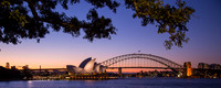 Sydney Opera House and Harbor After Dark